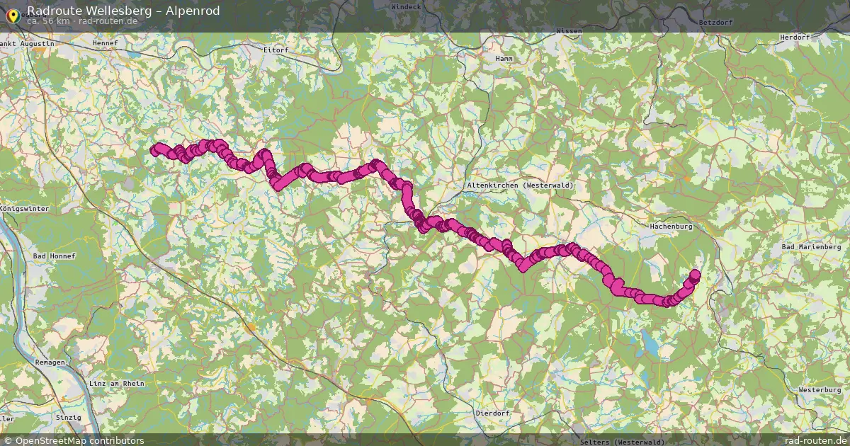 Radtour Wellesberg – Alpenrod