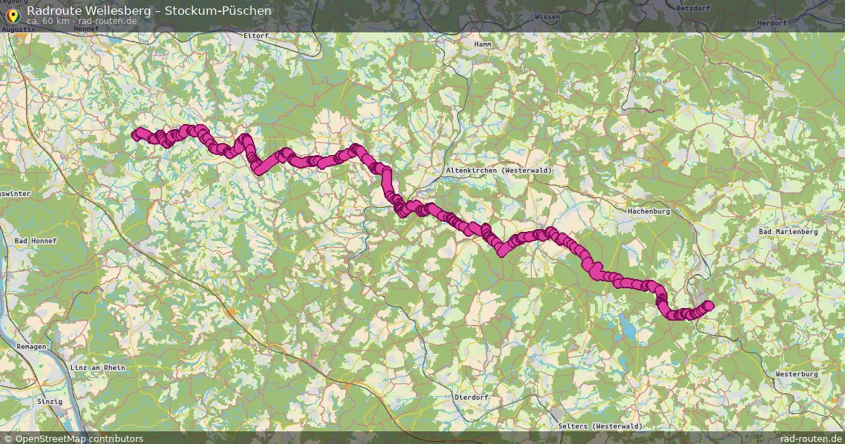 Radtour Wellesberg – Stockum-Püschen