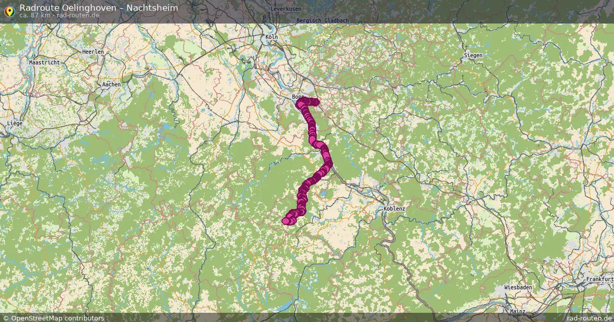 Fahrradroute Oelinghoven – Nachtsheim