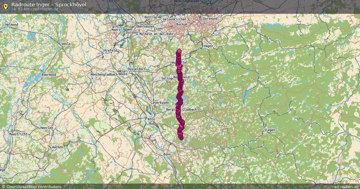 Fahrradroute Inger – Sprockhövel