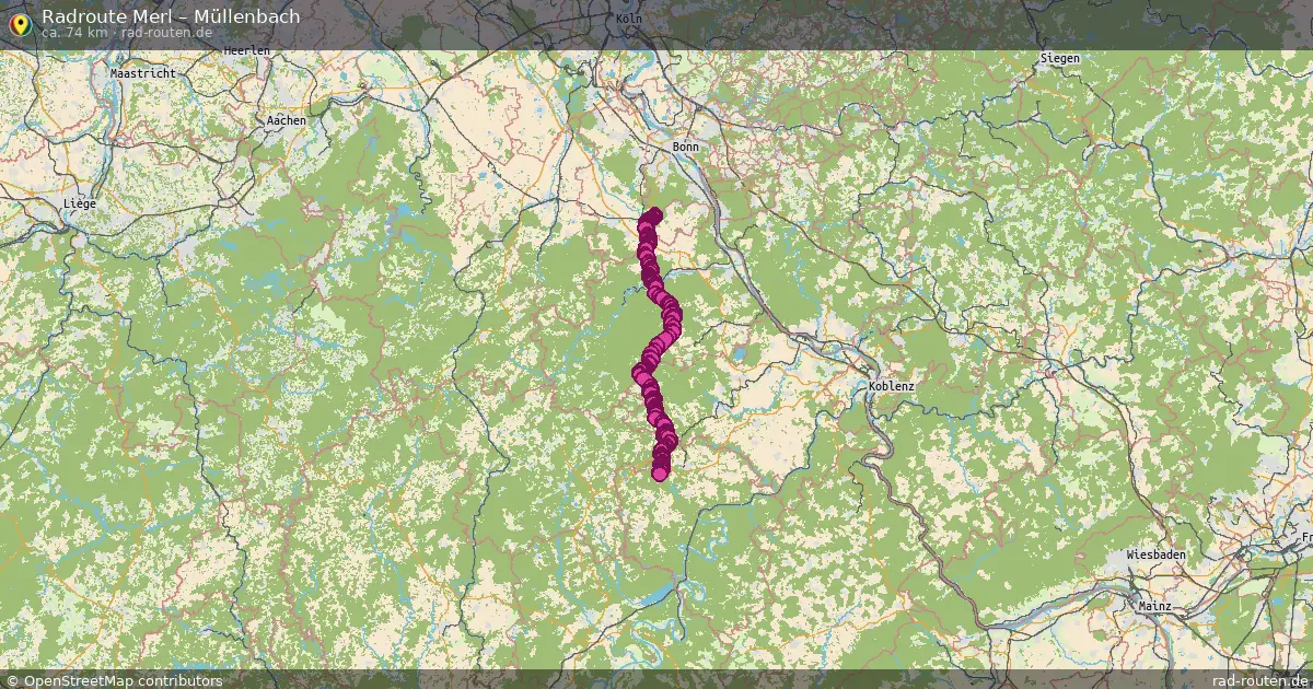 Radtour Merl – Müllenbach