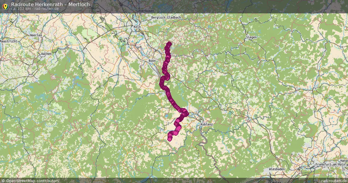 Fahrradroute Herkenrath – Mertloch