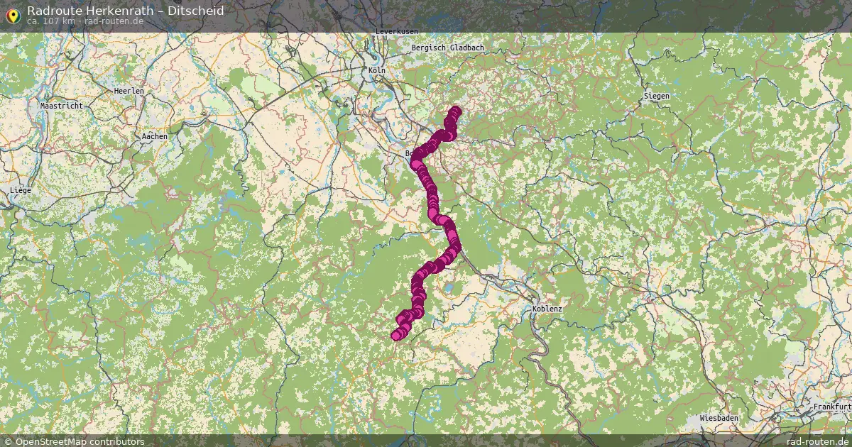 Fahrradroute Herkenrath – Ditscheid