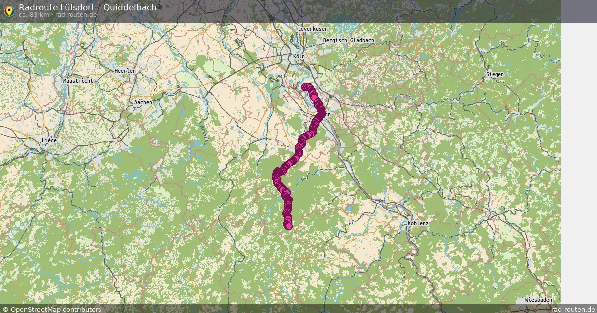 Radtour Lülsdorf – Quiddelbach