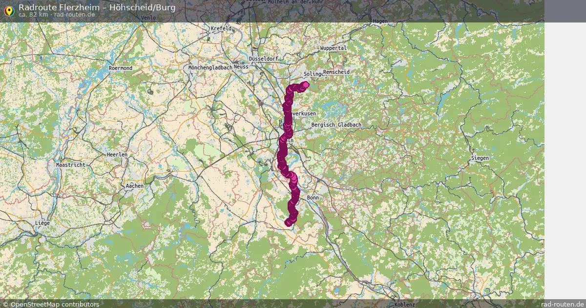 Radtour Flerzheim – Höhscheid Burg