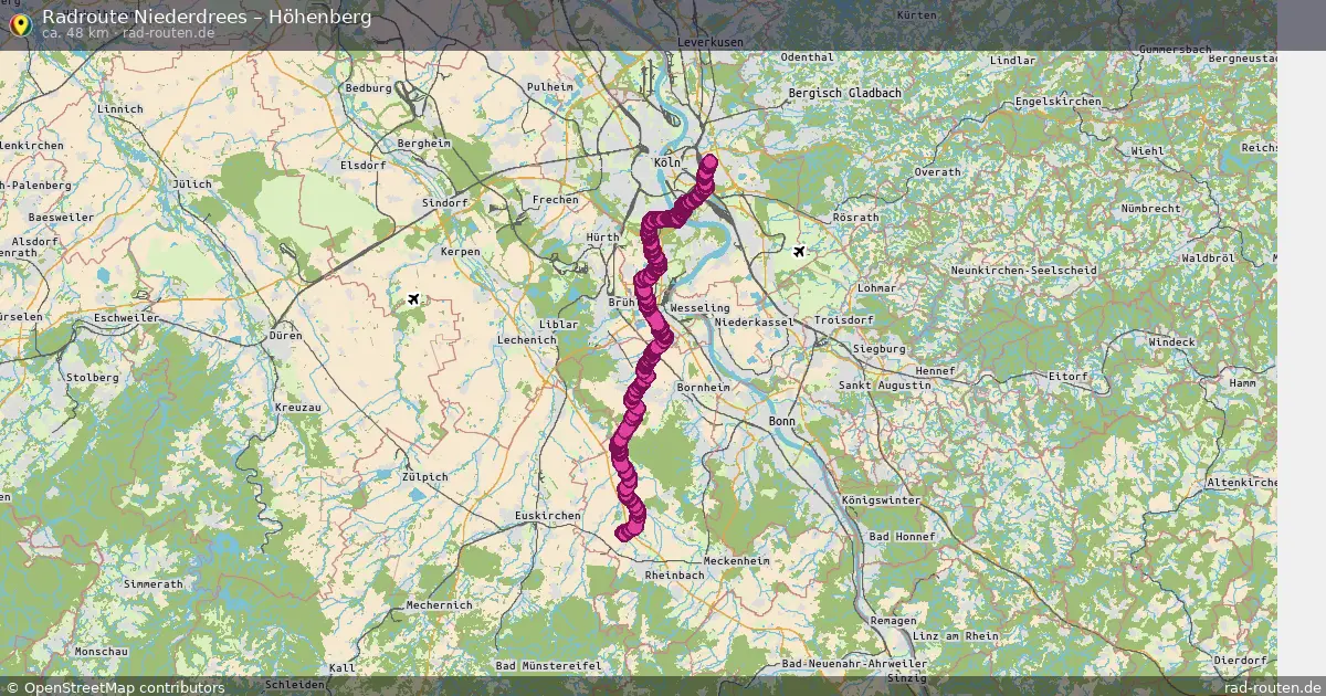 Radtour Niederdrees – Höhenberg