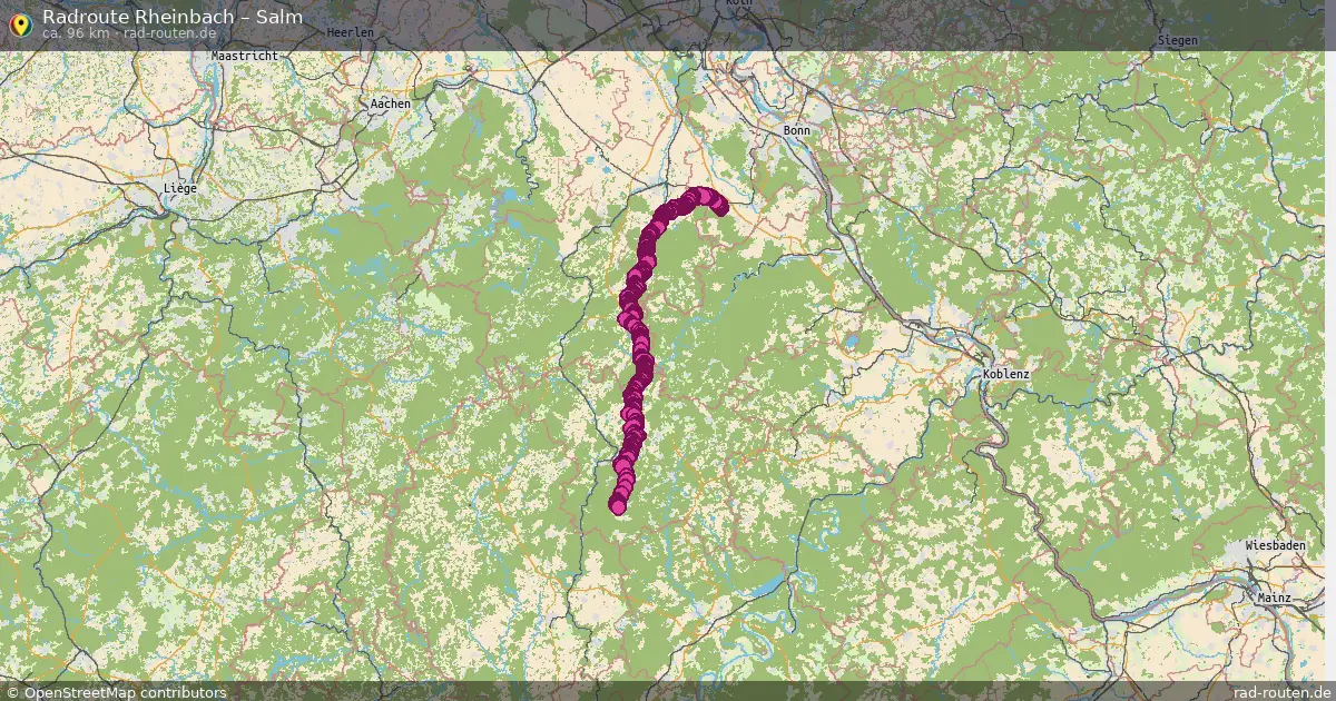 Fahrradroute Rheinbach – Salm