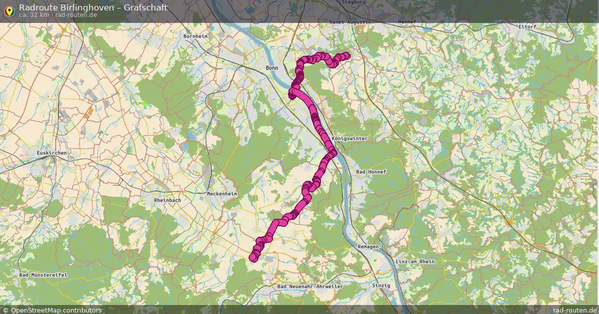 Radtour Birlinghoven – Grafschaft