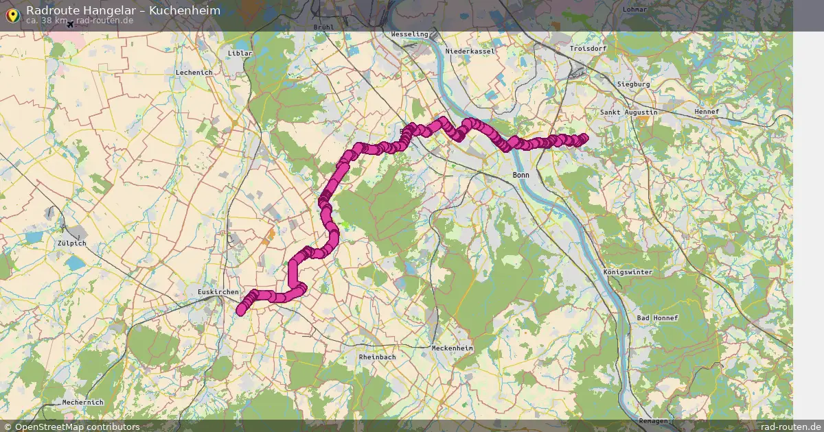 Radtour Hangelar – Kuchenheim