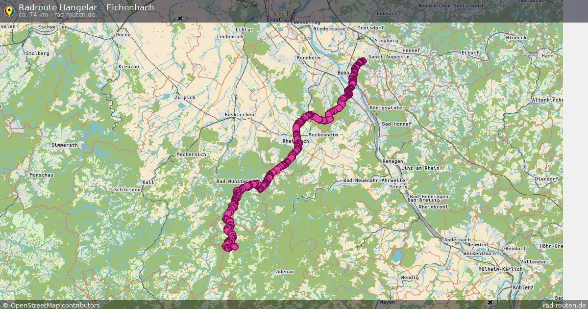 Radtour Hangelar – Eichenbach