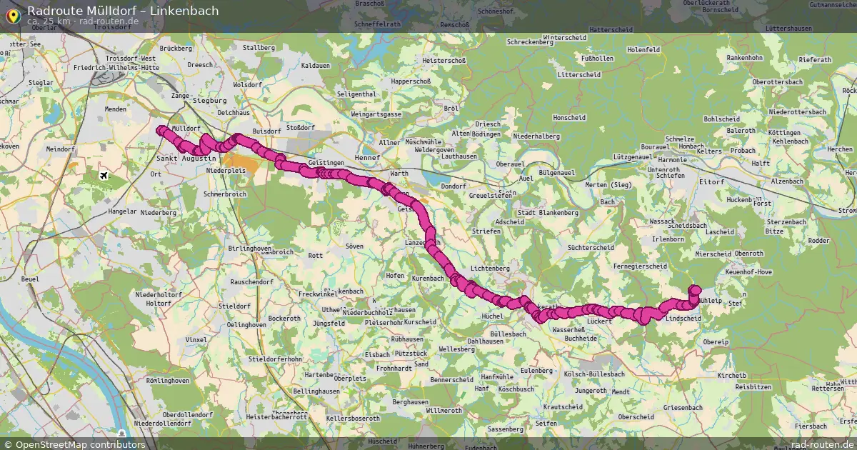 Radtour Mülldorf – Linkenbach