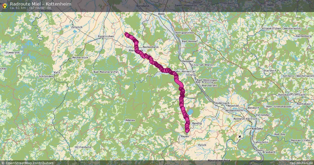 Radtour Miel – Kottenheim