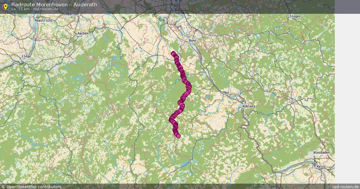Radtour Morenhoven – Auderath