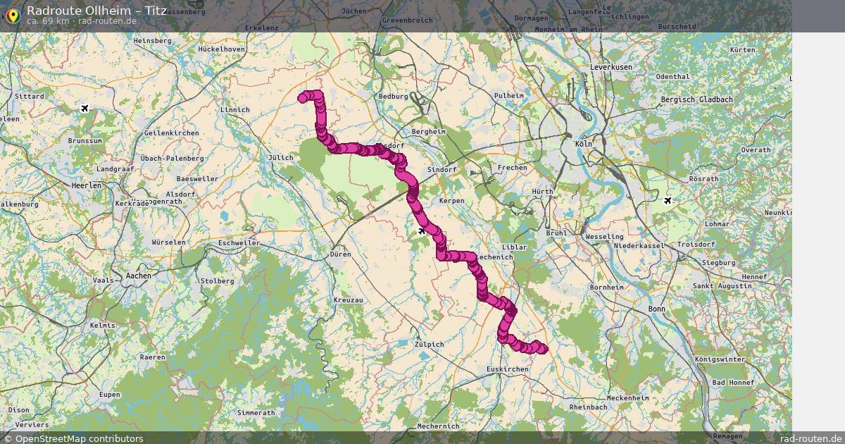 Fahrradroute Ollheim – Titz