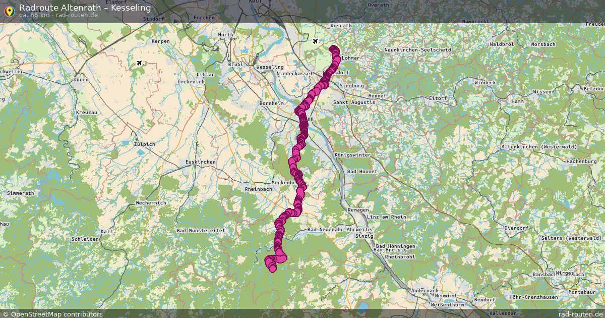 Radtour Altenrath – Kesseling