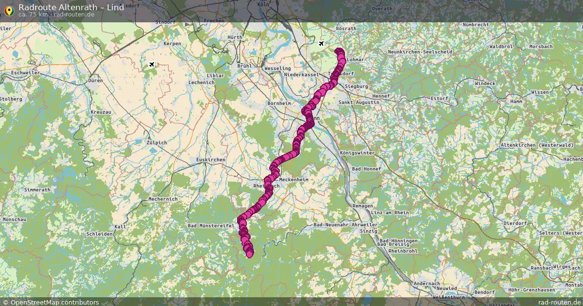 Radtour Altenrath – Lind