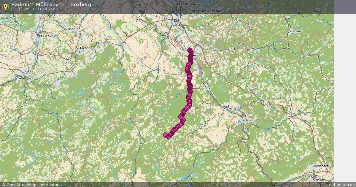 Radtour Müllekoven – Boxberg