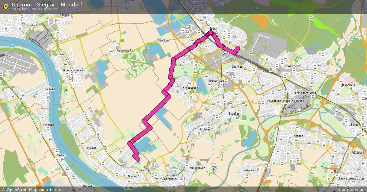 Radtour Sieglar – Mondorf