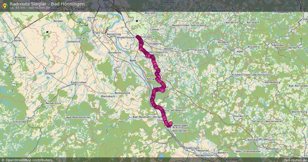 Radtour Sieglar – Bad Hönningen