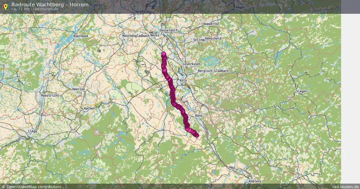 Radtour Wachtberg – Horrem