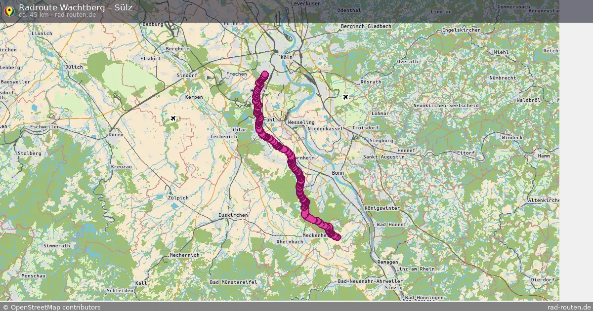 Radtour Wachtberg – Sülz