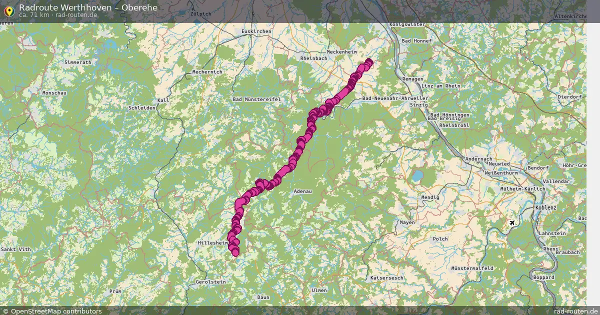 Radtour Werthhoven – Oberehe