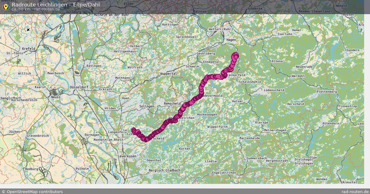 Radtour Leichlingen – Eilpe Dahl