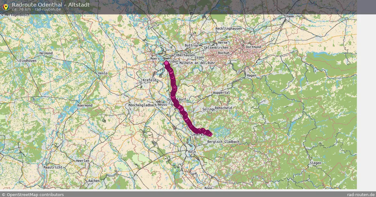 Radtour Odenthal – Altstadt