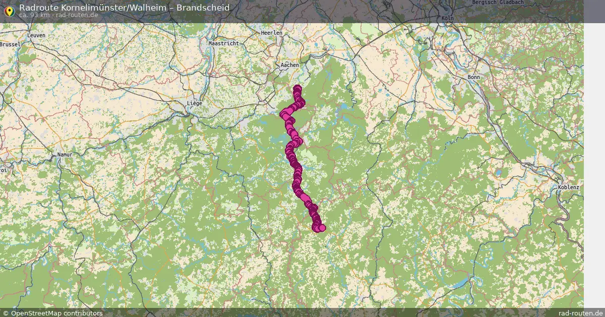 Radtour Kornelimünster Walheim – Brandscheid