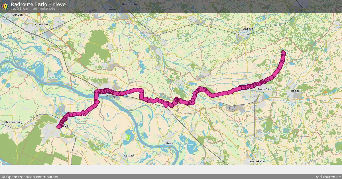 Radtour Barlo – Kleve