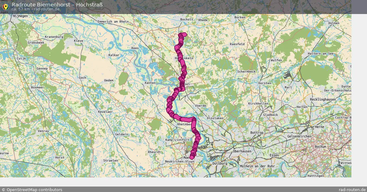 Radtour Biemenhorst – Hochstraß