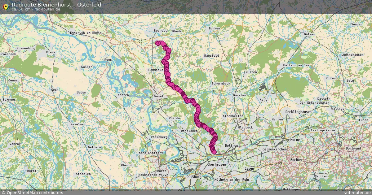 Radtour Biemenhorst – Osterfeld