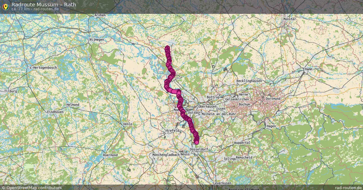 Radtour Mussum – Rath