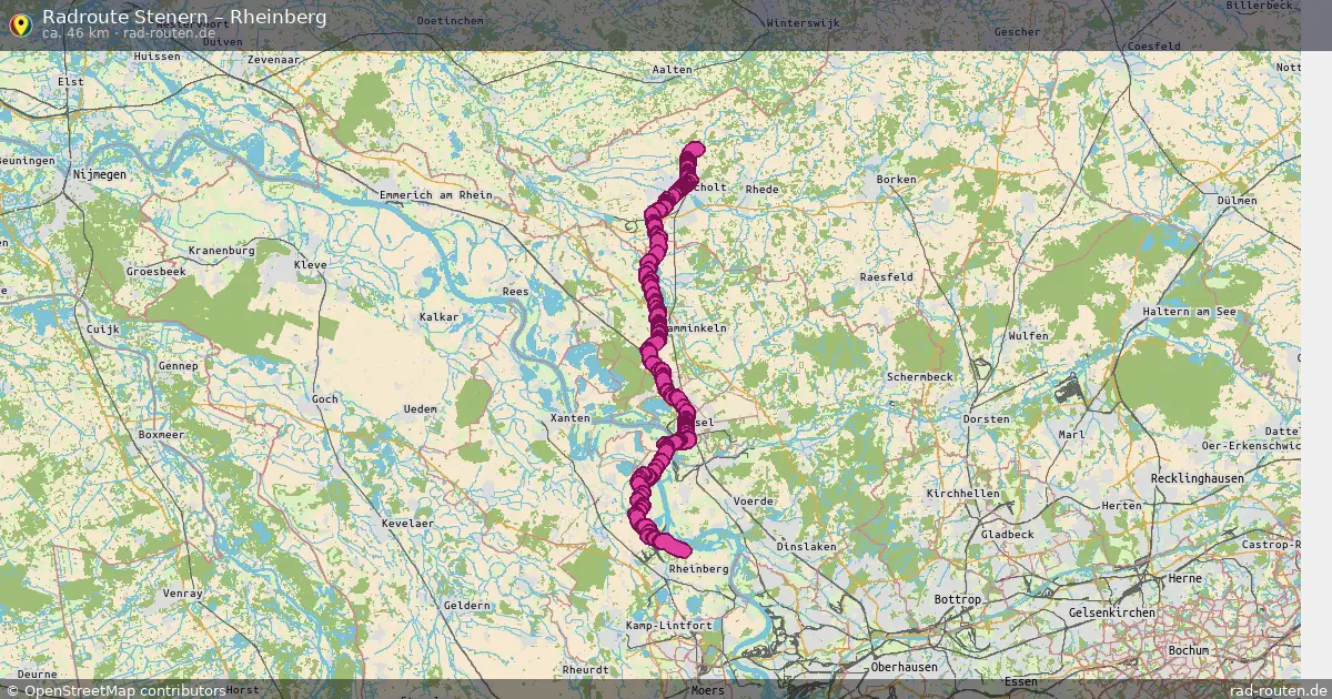 Radtour Stenern – Rheinberg