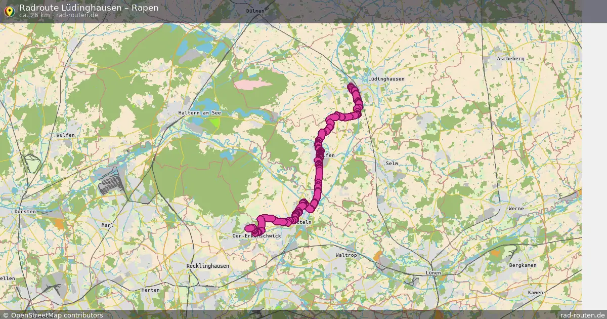 Radtour Lüdinghausen – Rapen