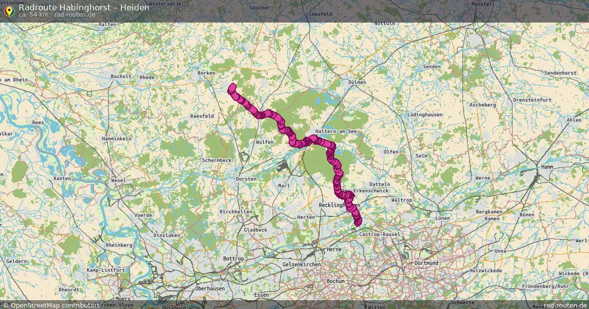 Radtour Habinghorst – Heiden