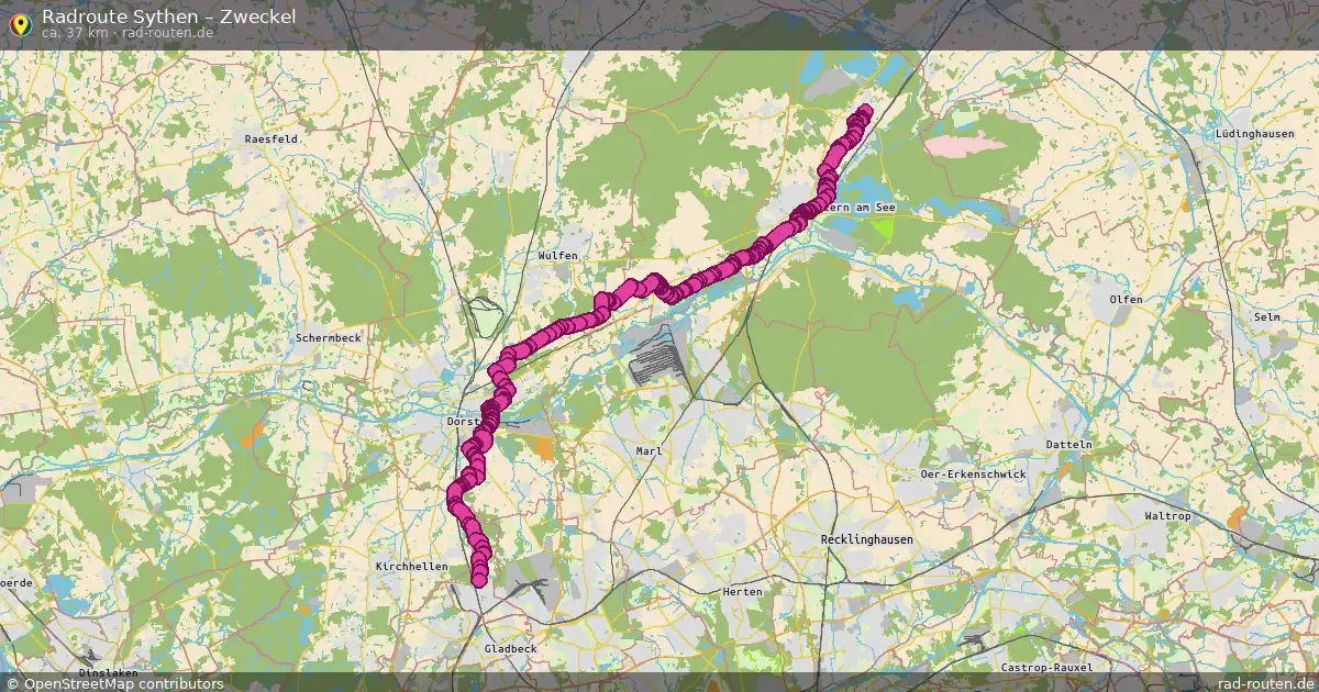 Radtour Sythen – Zweckel