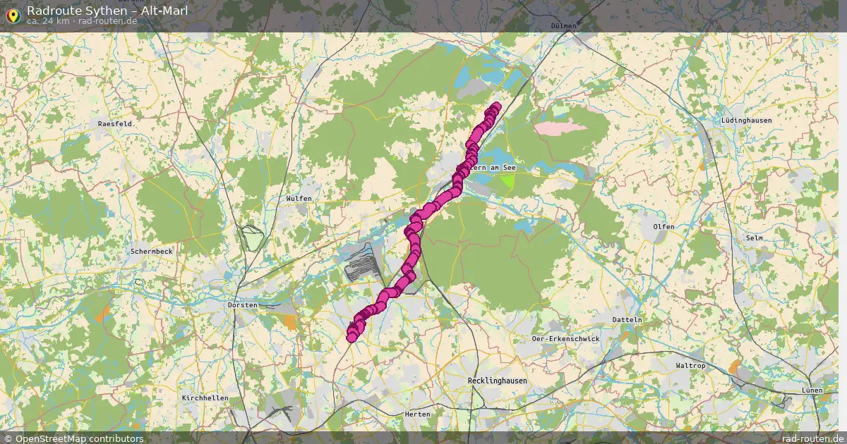 Radtour Sythen – Alt-Marl