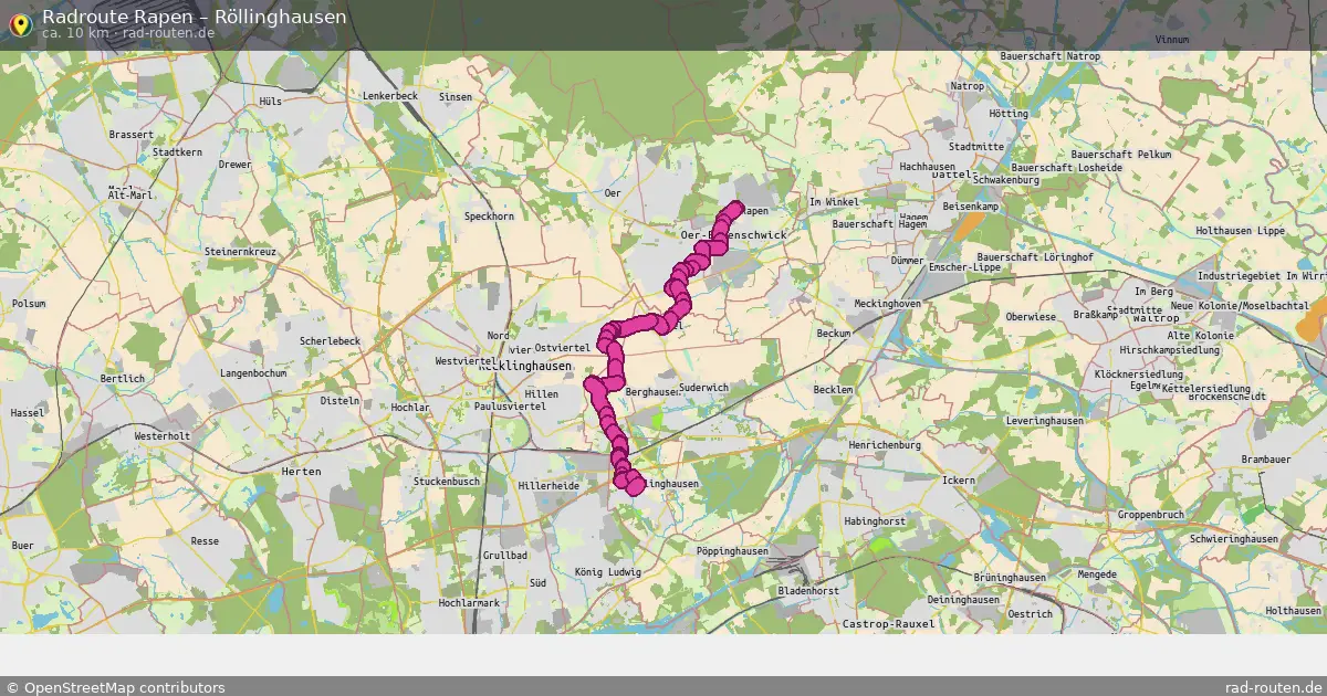 Radtour Rapen – Röllinghausen