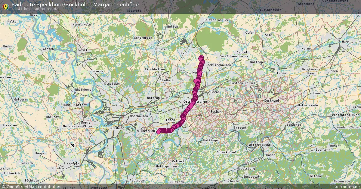 Radtour Speckhorn Bockholt – Margarethenhöhe