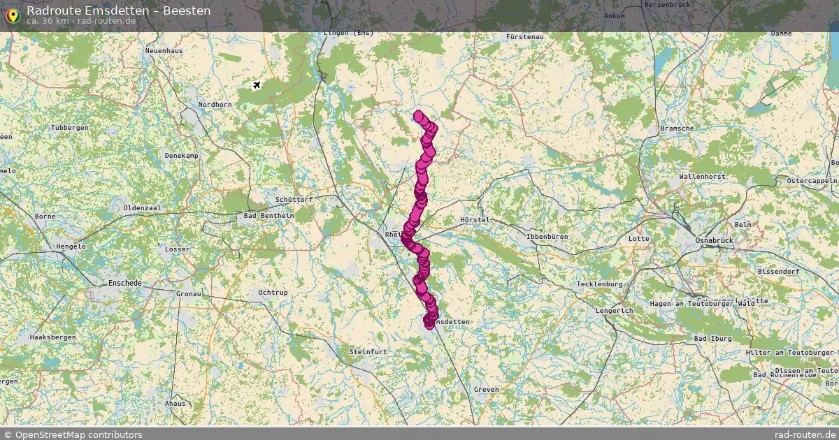 Radtour Emsdetten – Beesten