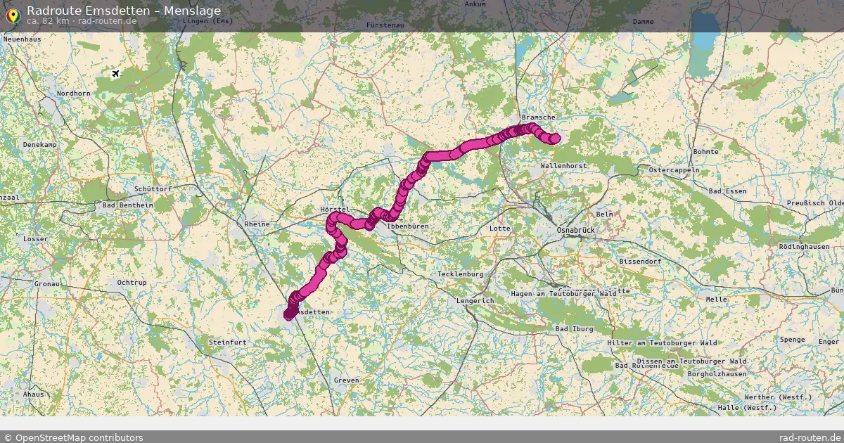 Radtour Emsdetten – Menslage