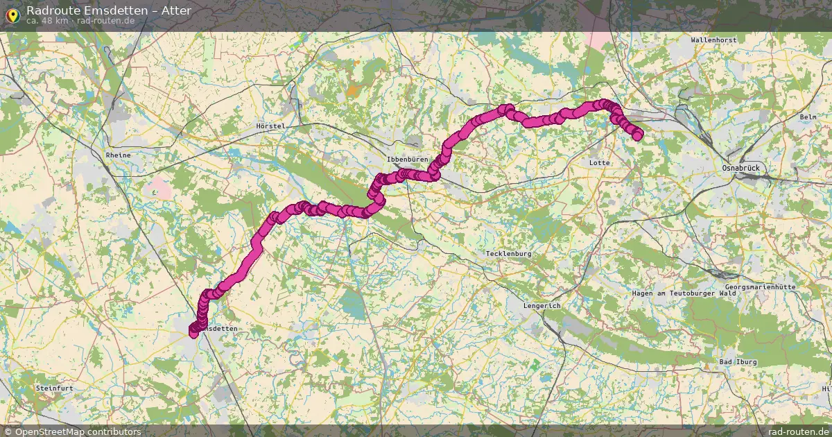 Radtour Emsdetten – Atter