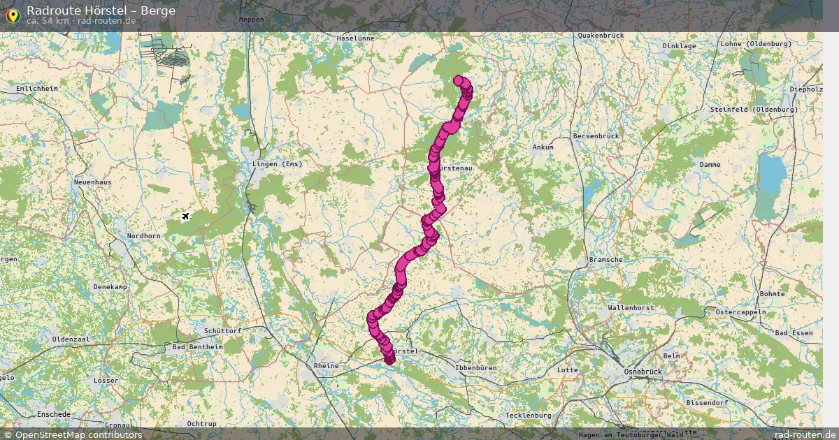 Radtour Hörstel – Berge