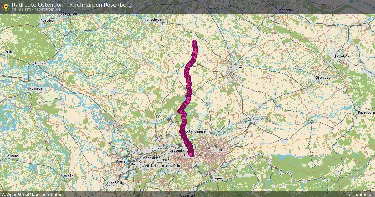 Radtour Ostendorf – Kirchharpen Rosenberg