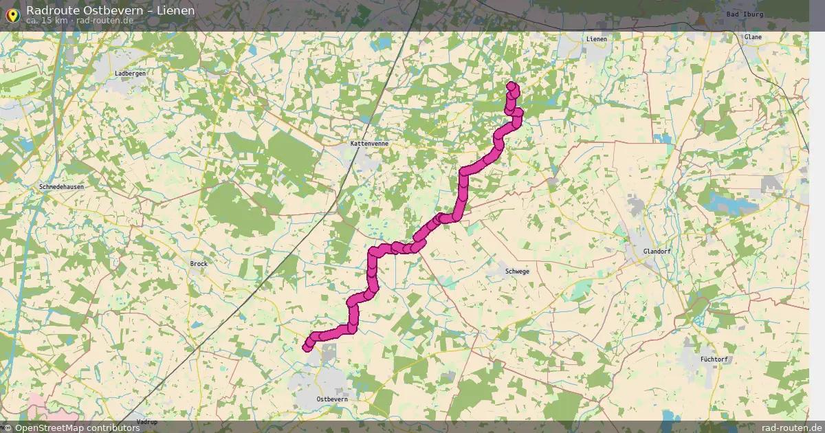 Radtour Ostbevern – Lienen