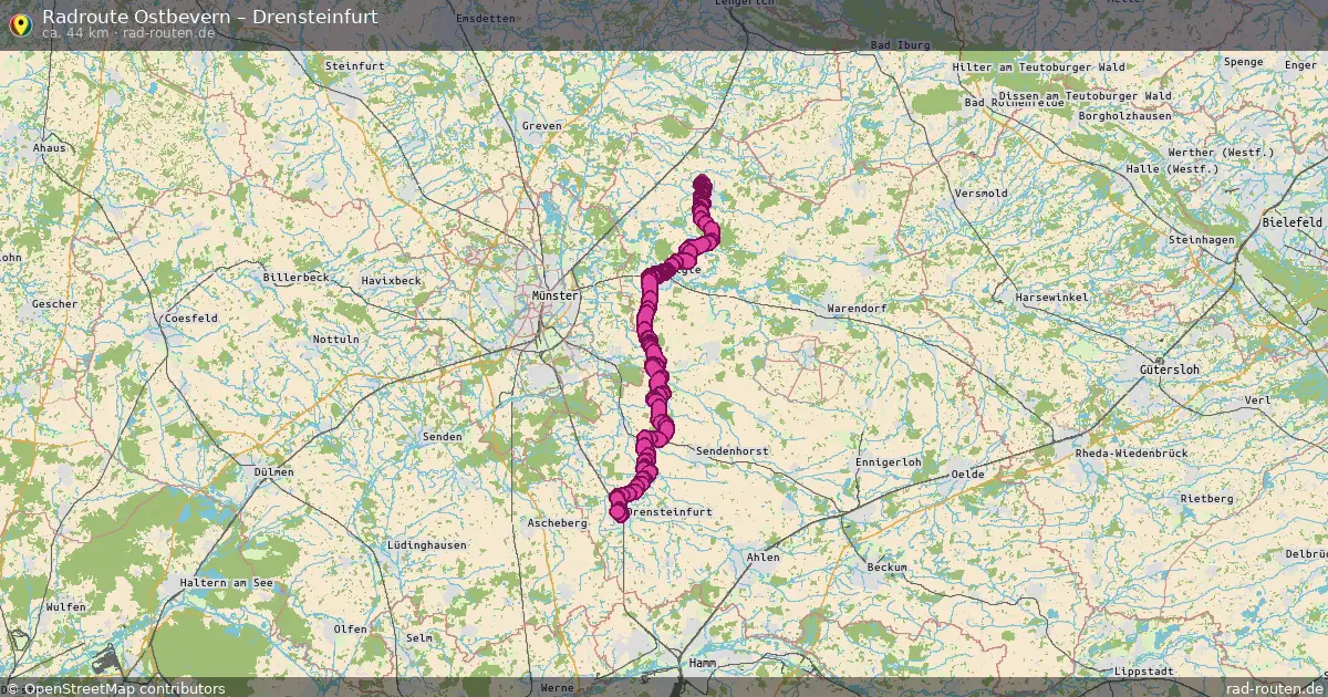 Fahrradroute Ostbevern – Drensteinfurt
