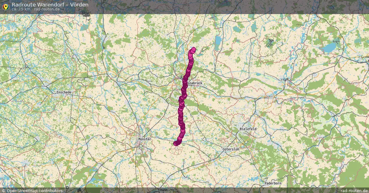 Radtour Warendorf – Vörden