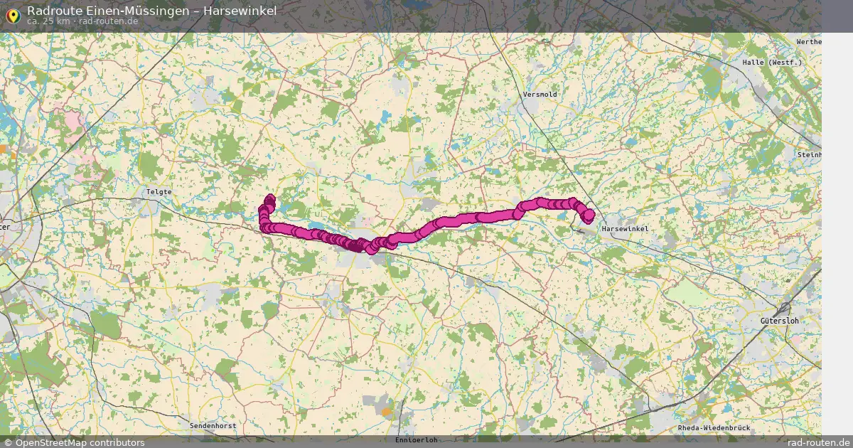 Radtour Einen-Müssingen – Harsewinkel
