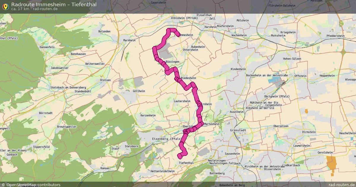 Radtour Immesheim – Tiefenthal